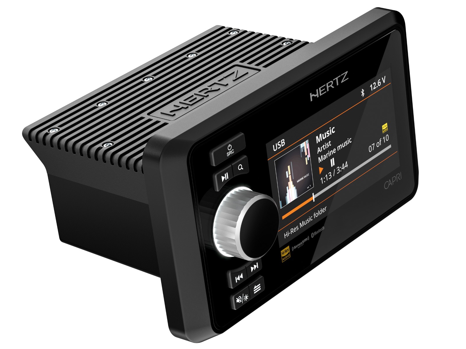 Hertz CAPRI marine digital media receiver with bluetooth (IP67).