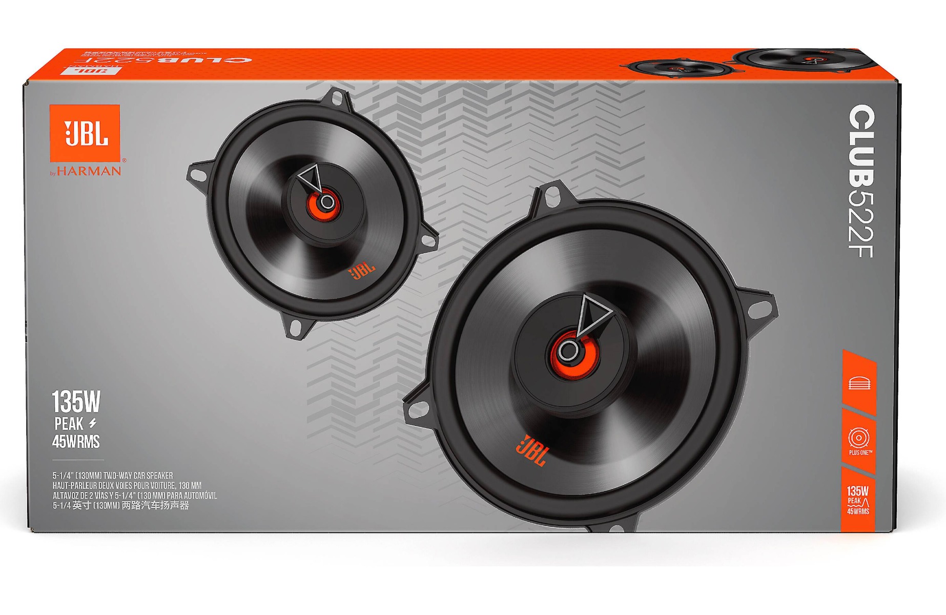 JBL 522F сoaxial speakers (130 mm).
