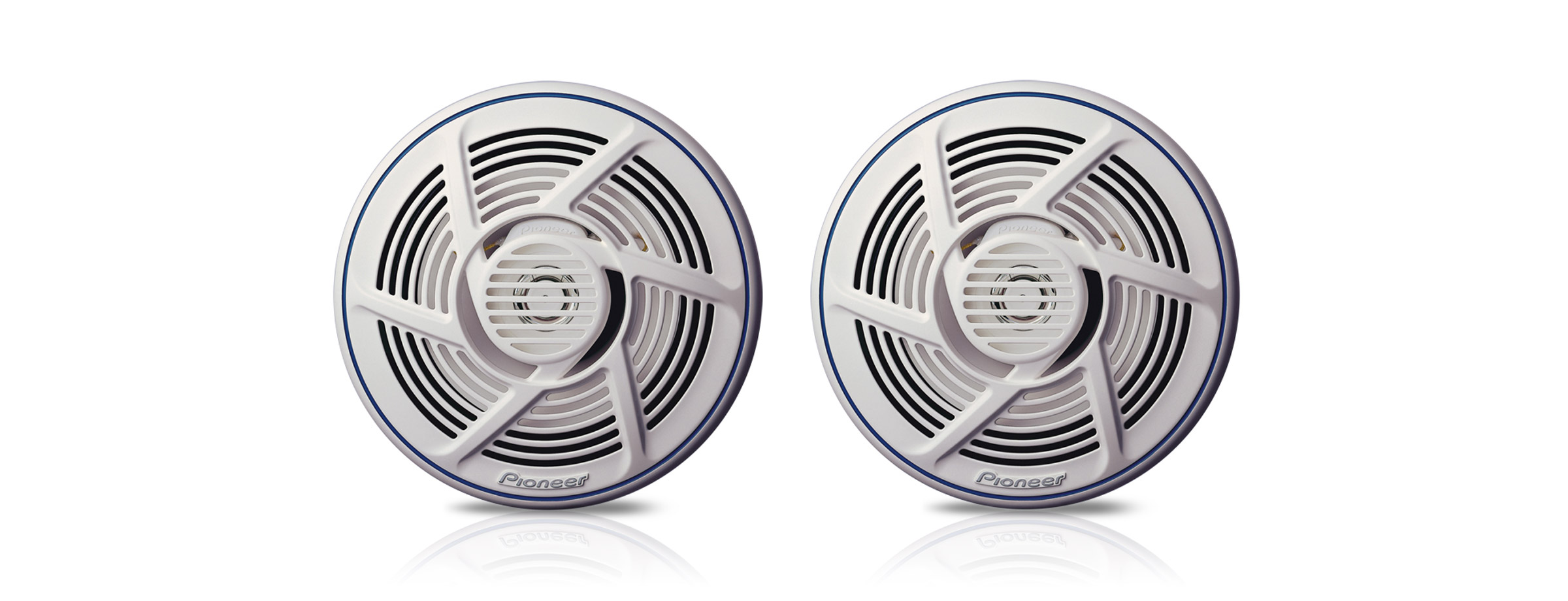 Pioneer TS-MR1640 marine coaxial speakers (160 mm).