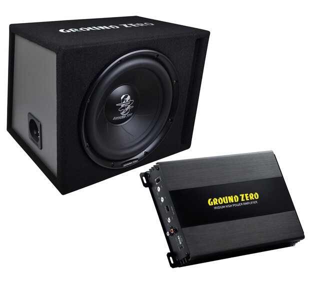 Ground Zero GZ 335 active subwoofer basskit (300 mm).