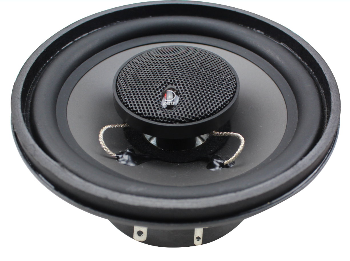 DIETZ CX-120 coaxial speakers (120 mm) for Mercedes W124 (1984-1996).