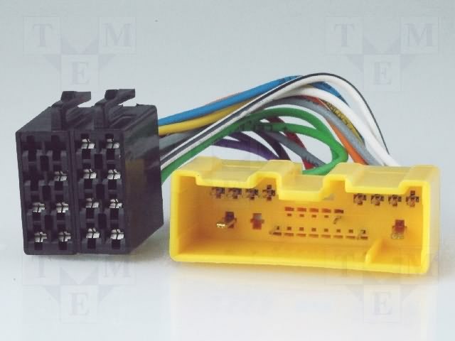 Mazda (->2016) adapter (ISO connector). AS-21B