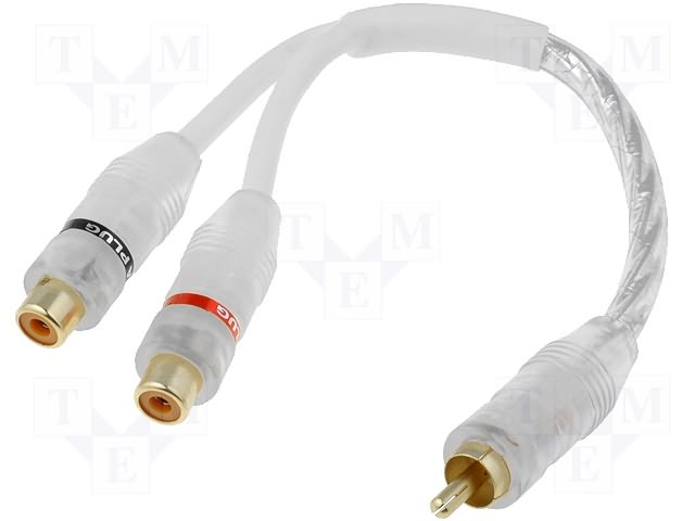 Y-RCA (RCA-Y) stereo cable.
