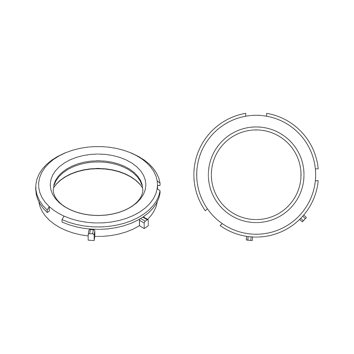 Ford speaker adapter (20 mm). Helix CFMK20 FOR.1