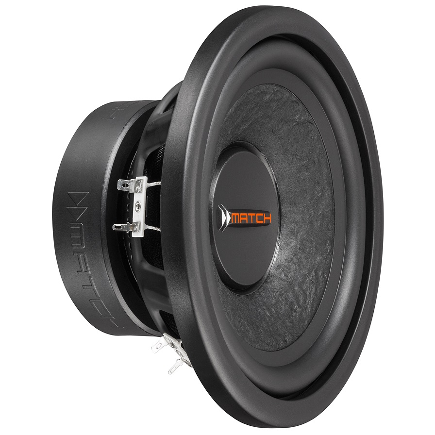 Match PP 8W-Q subwoofer with FOUR voice coils 8" (200 mm).
