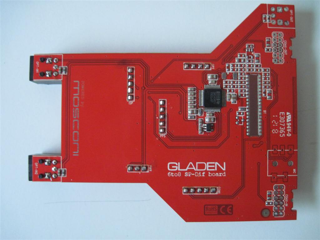 Mosconi SP-DIF optional board for DSP 6to8. 