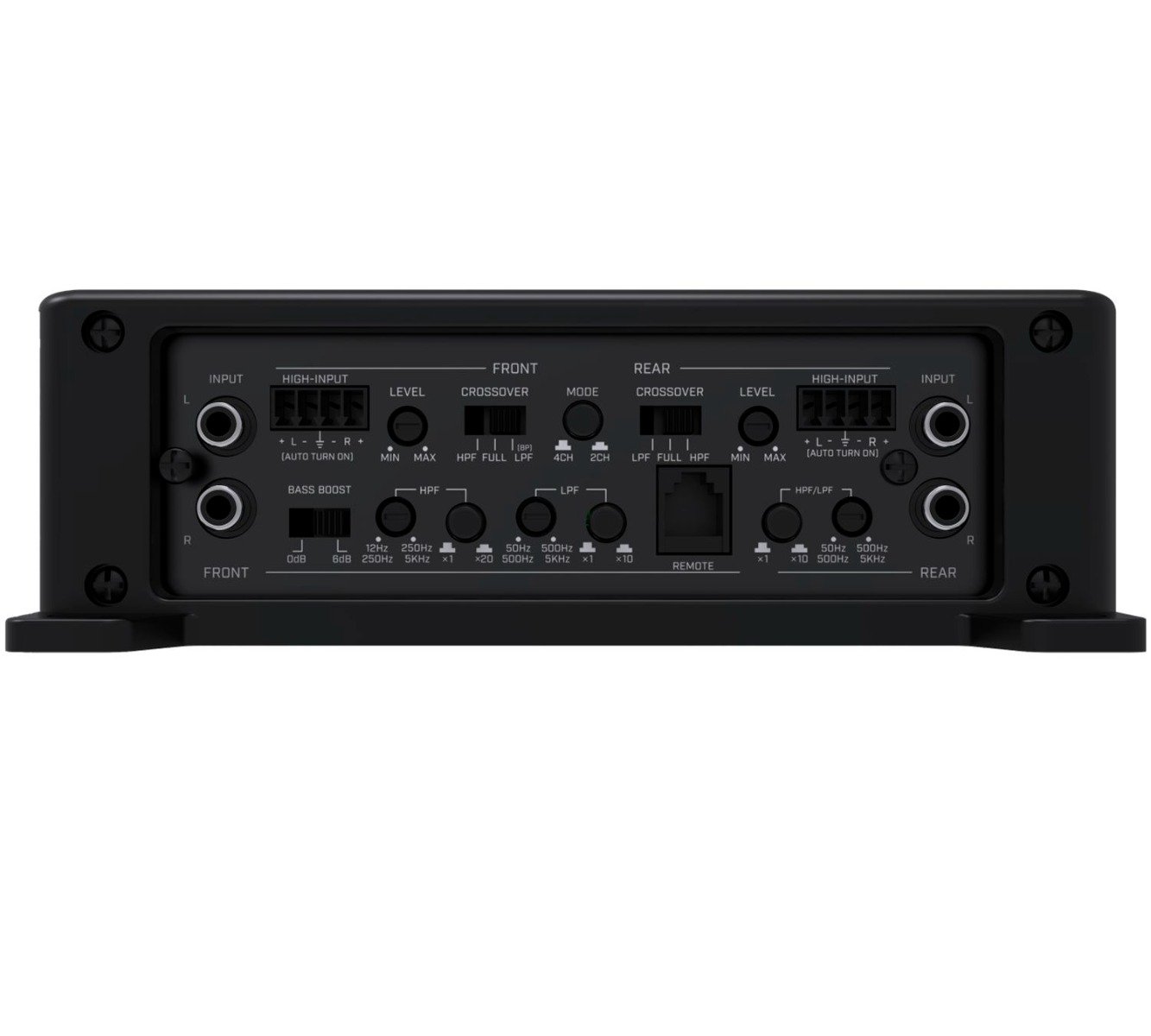 AI-SONIC S2-A60.4 (AB class) power amplifier (4-channel).