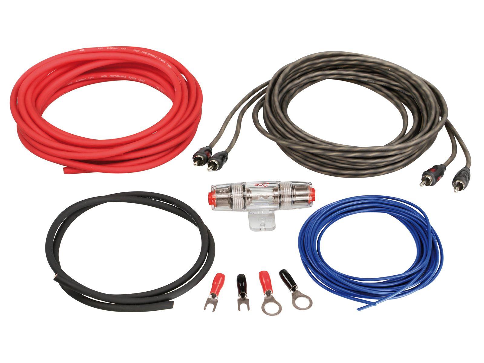ACV LK-6 amplifier install KIT (6 mm²).