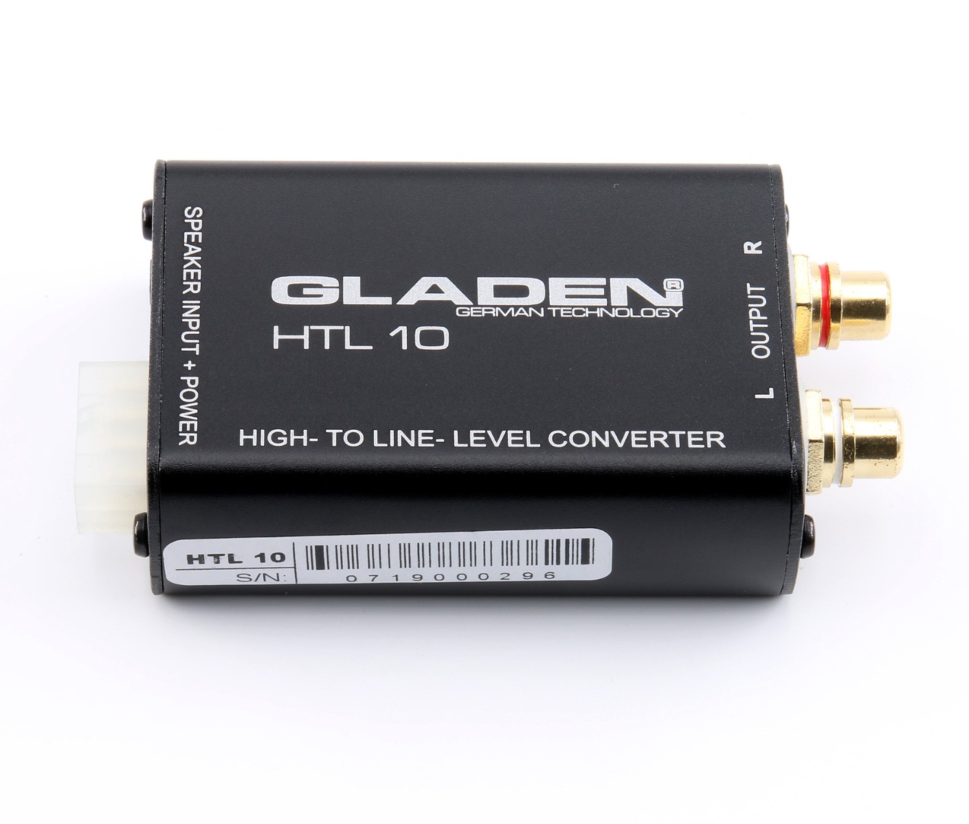High Low converter (2-channel) with REMOTE. Gladen HTL 10