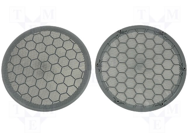 VW Golf IV, Passat... (1996->), Seat speaker grill, grey (165 mm). 271320-23