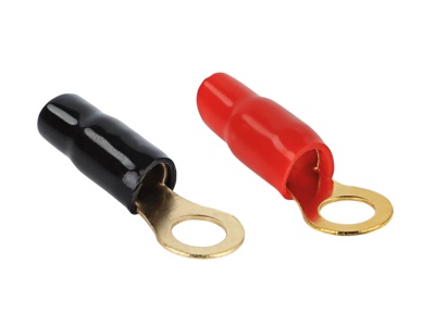 Ring terminal for cable black (20 mm2). ACV 30.4700-20