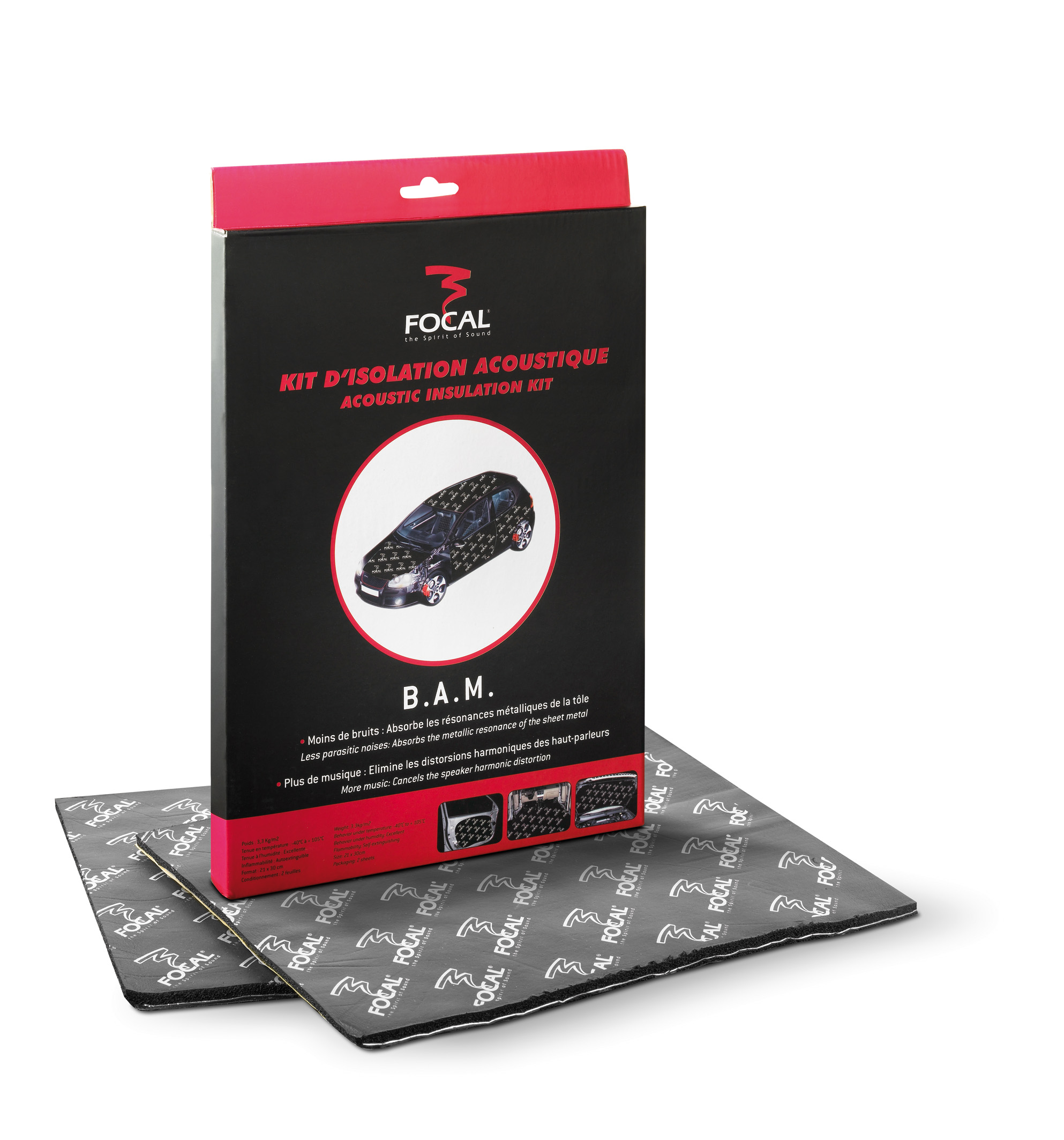 Focal BAM acoustic insulation (0.126 m²)