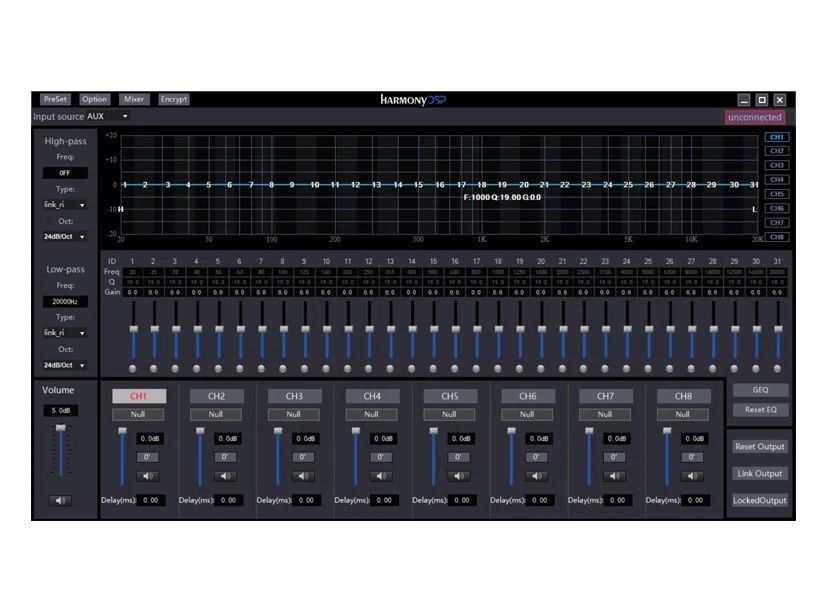 Zapco HB 48 ADSP (AB class) power amplifier (4-channel) with Bluetooth 5.1 and DSP.