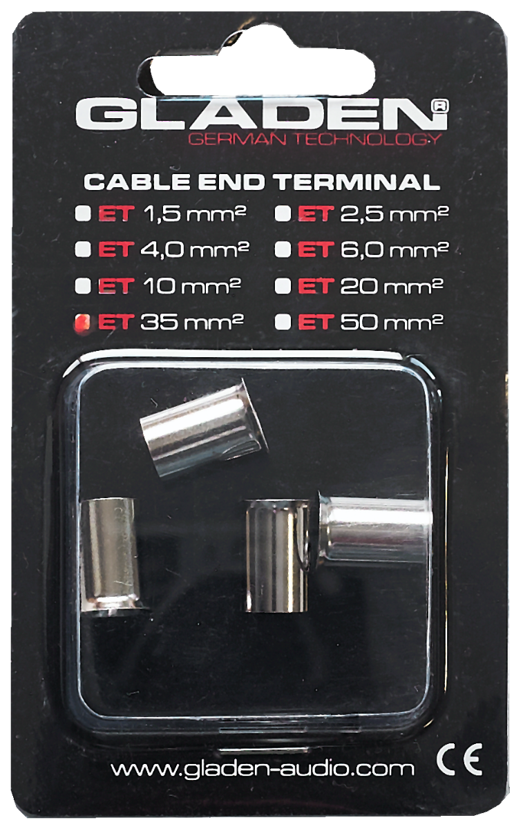 End-Terminal cable. Gladen (35 mm2).