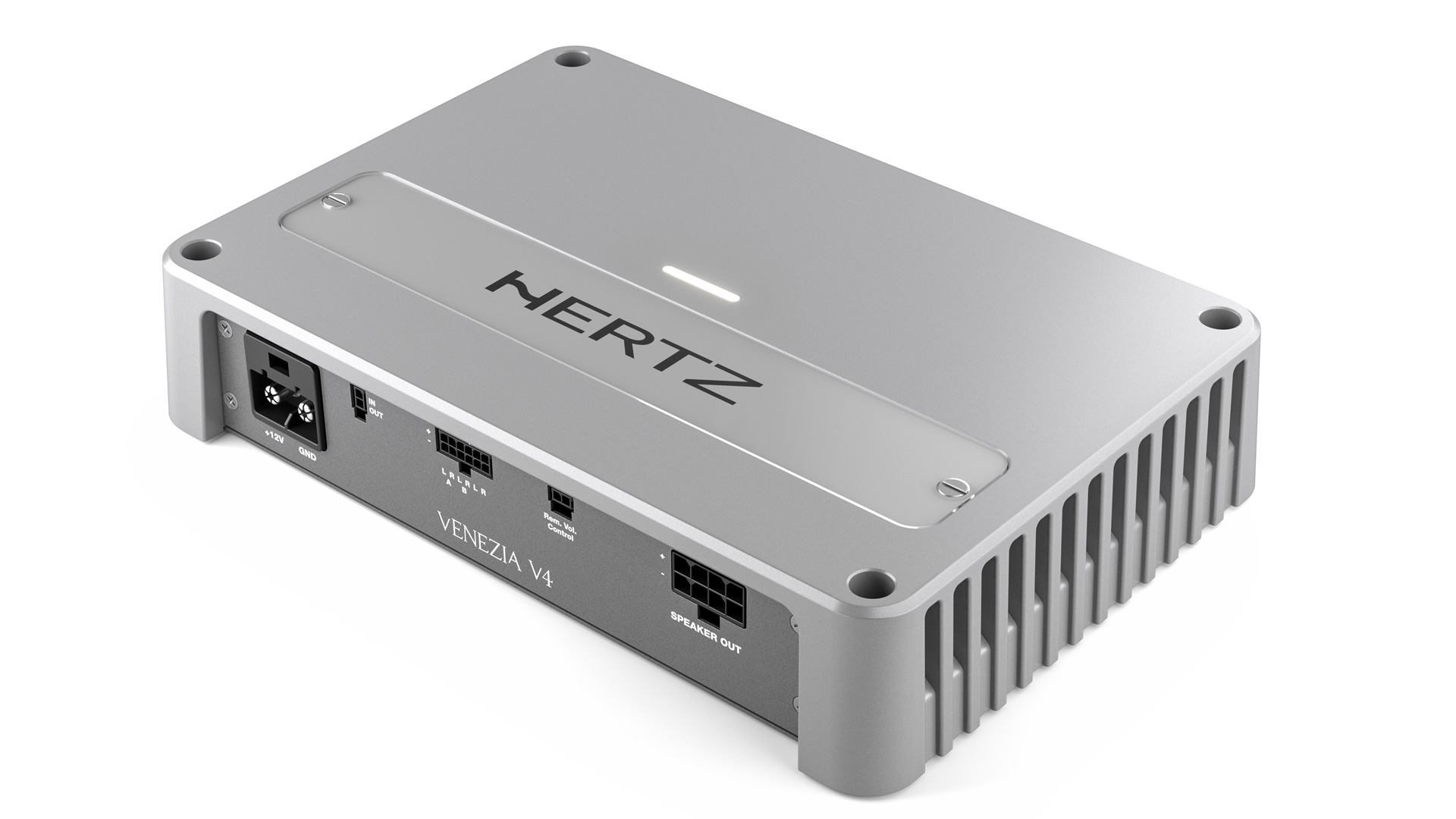 Hertz VENEZIA V4 (D class) marine power amplifier (4-channel).
