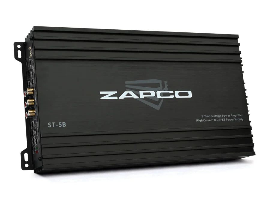 Zapco ST-5B (AB class) power amplifier (5-channel).