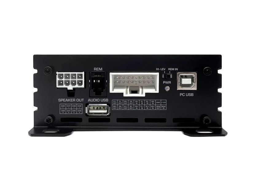Zapco HB 410 ADSP (AB class) power amplifier (8-channel) with Bluetooth 5.1 and DSP.