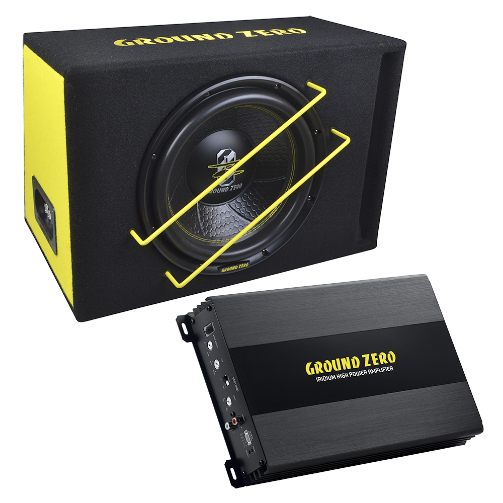 Ground Zero 450 SPL active subwoofer basskit (300 mm).