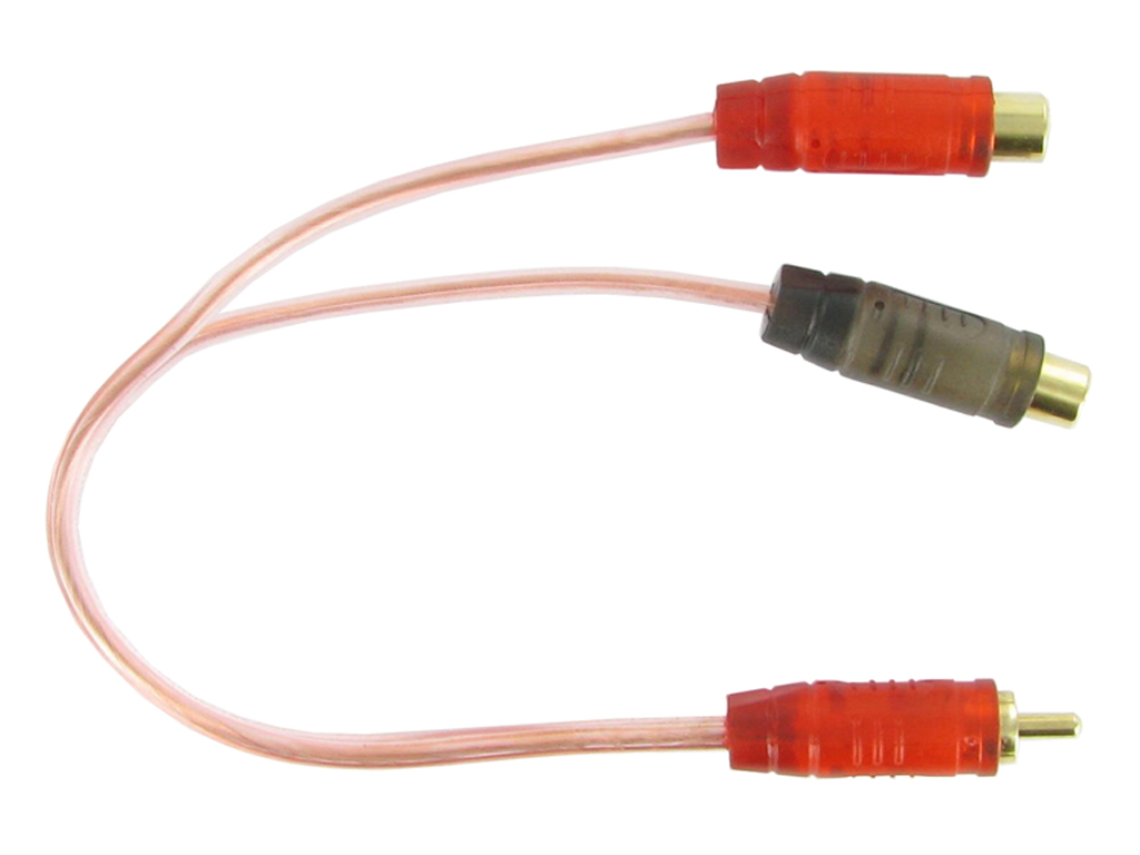 Y-RCA (RCA-Y) stereo cable (0.28 m).
