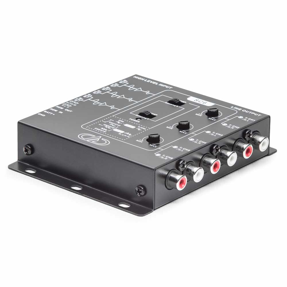 DD Audio SC6 line output signal converter.