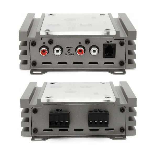 Zapco ASP-OE2 preamp for OEM audio system with Bass recovery.
