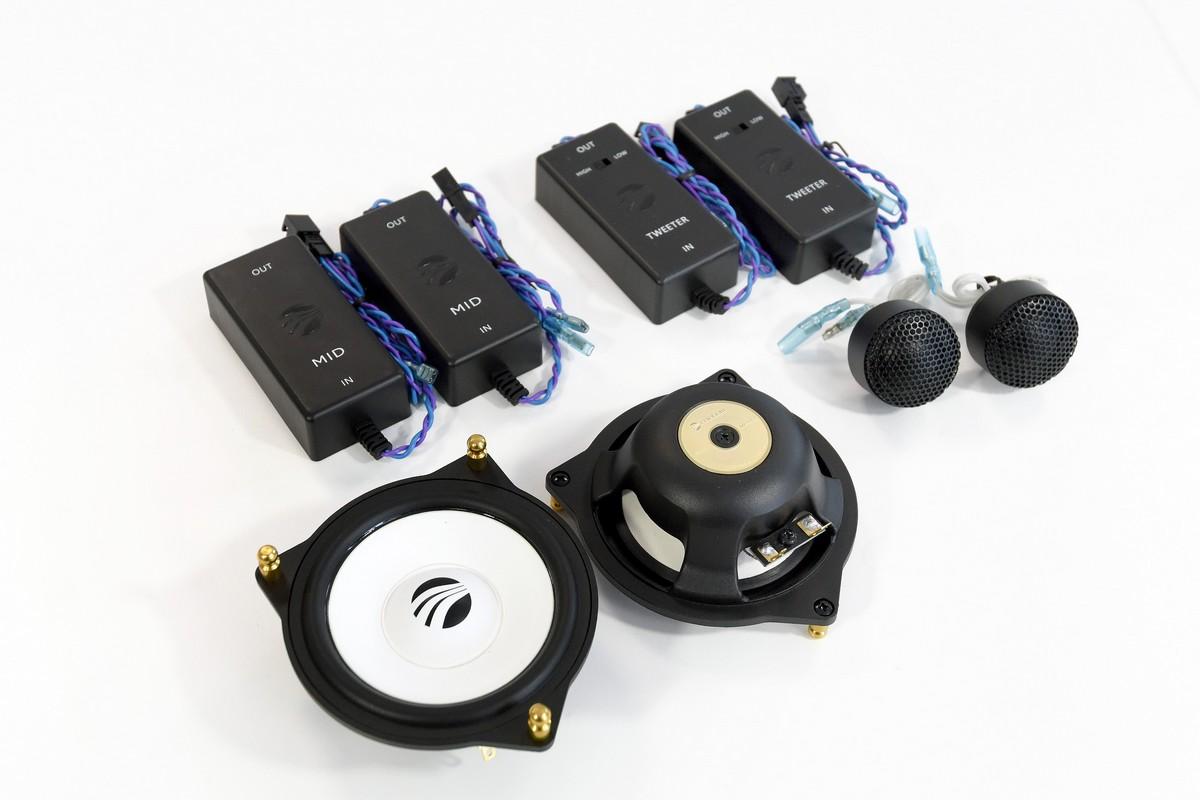 Rainbow IL-C4.2C MB component speakers (100 mm) for Mercedes Benz.