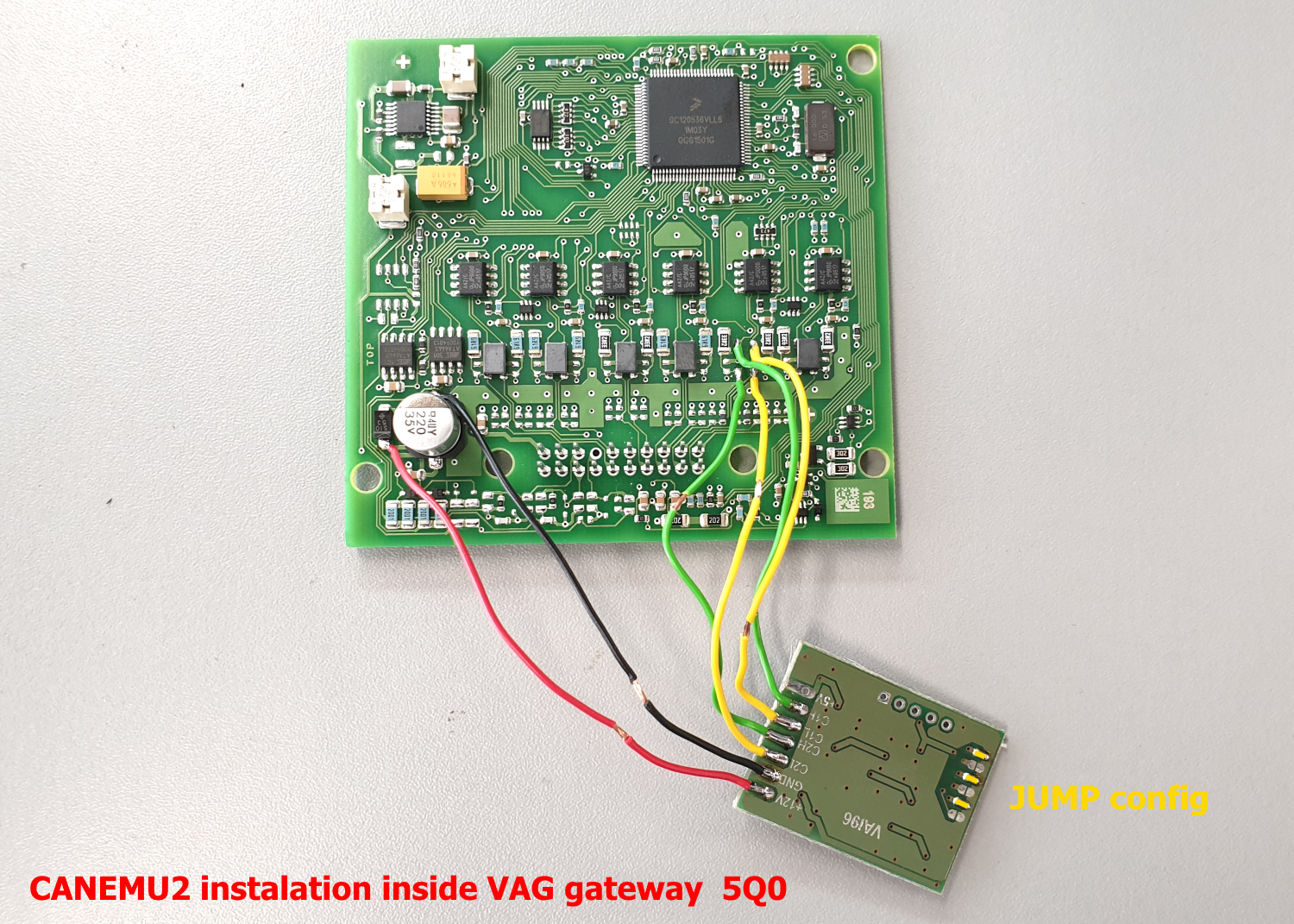 Block odometer value for Volkswagen..., CAN filter. CANEMU2