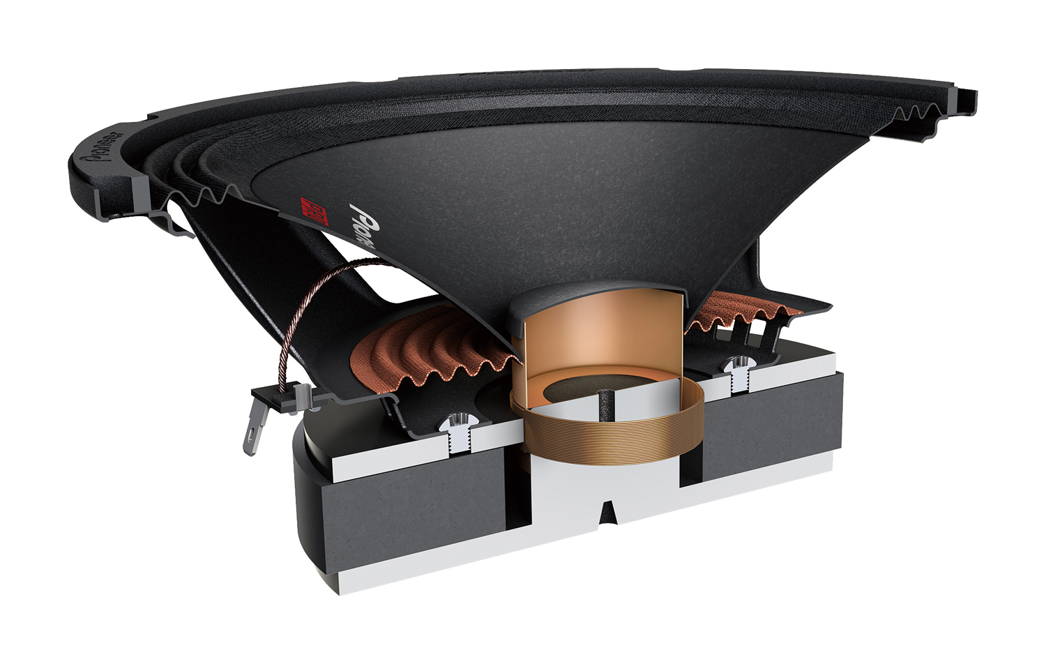 Pioneer TS-M1610PRO midrange speaker (165 mm).