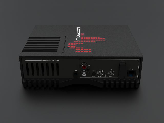 Mosconi ONE 130.2 (AB class) power amplifier (2-channel).