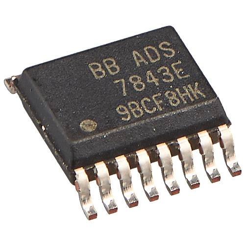 ADS7843e  Analog-to-Digital converter.