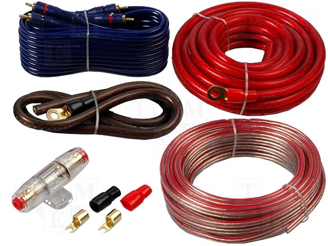 ACV WK-20 amplifier install KIT (20 mm2 + speaker cable 2.5 mm2).