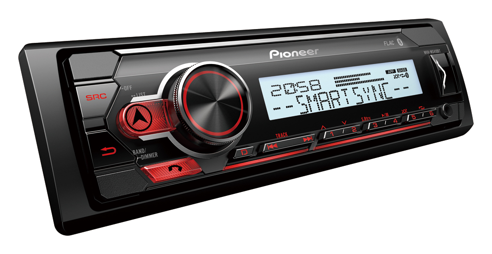 Pioneer MVH-MS410BT marine digital media receiver with bluetooth.