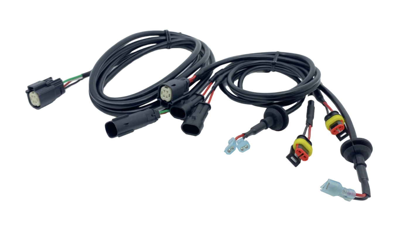 Hertz HD14H saddle bag lid kit with speaker harness (164x235 mm).