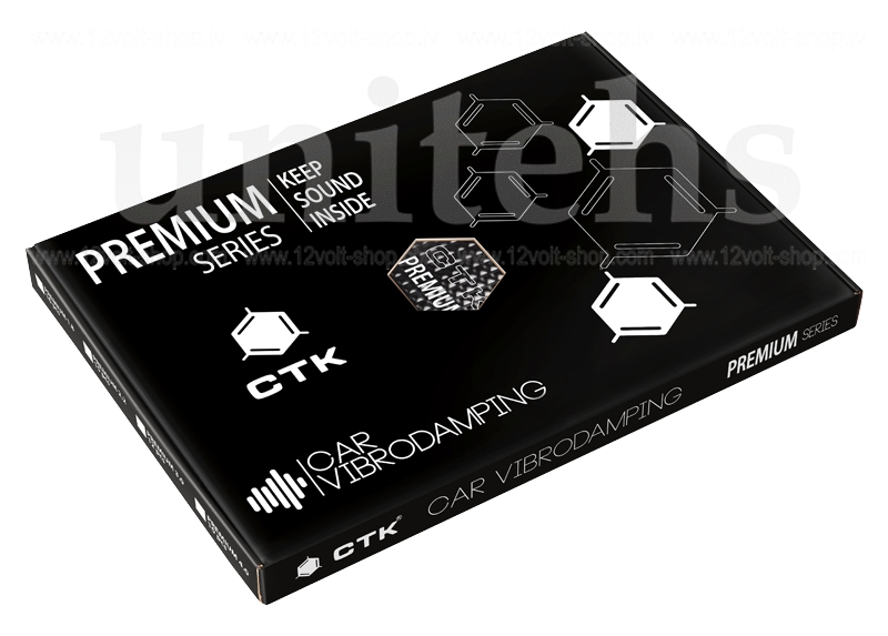 CTK Premium self-adhesive damping mat (1.8 mm., 0.185 m²).