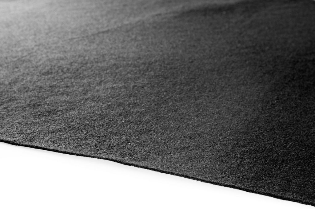 STP carpet with glue, Bright GRAY (Silver line, width 1.0 m).