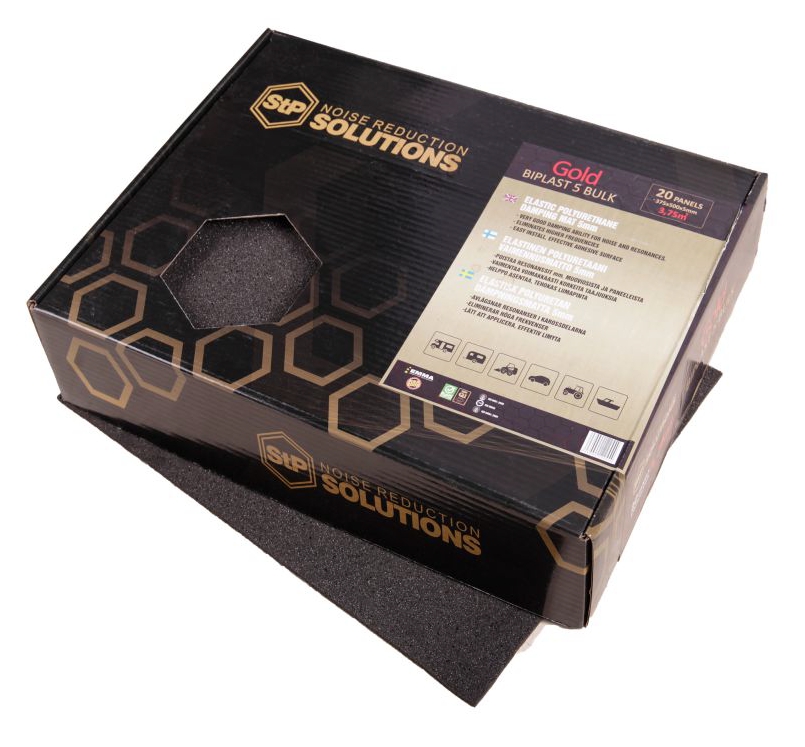 STP Biplast 5 self-adhesive heat insulator, sound absorber material (5 mm., 0.19 m²).