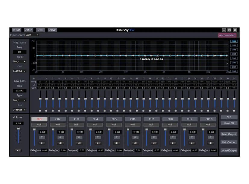 Zapco HB 410 ADSP (AB class) power amplifier (8-channel) with Bluetooth 5.1 and DSP.