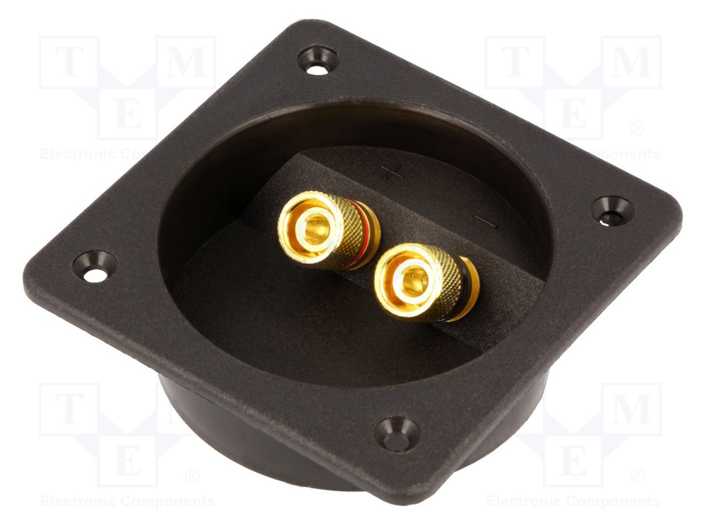 Loudspeaker terminal for plug-in connection. 30.4060