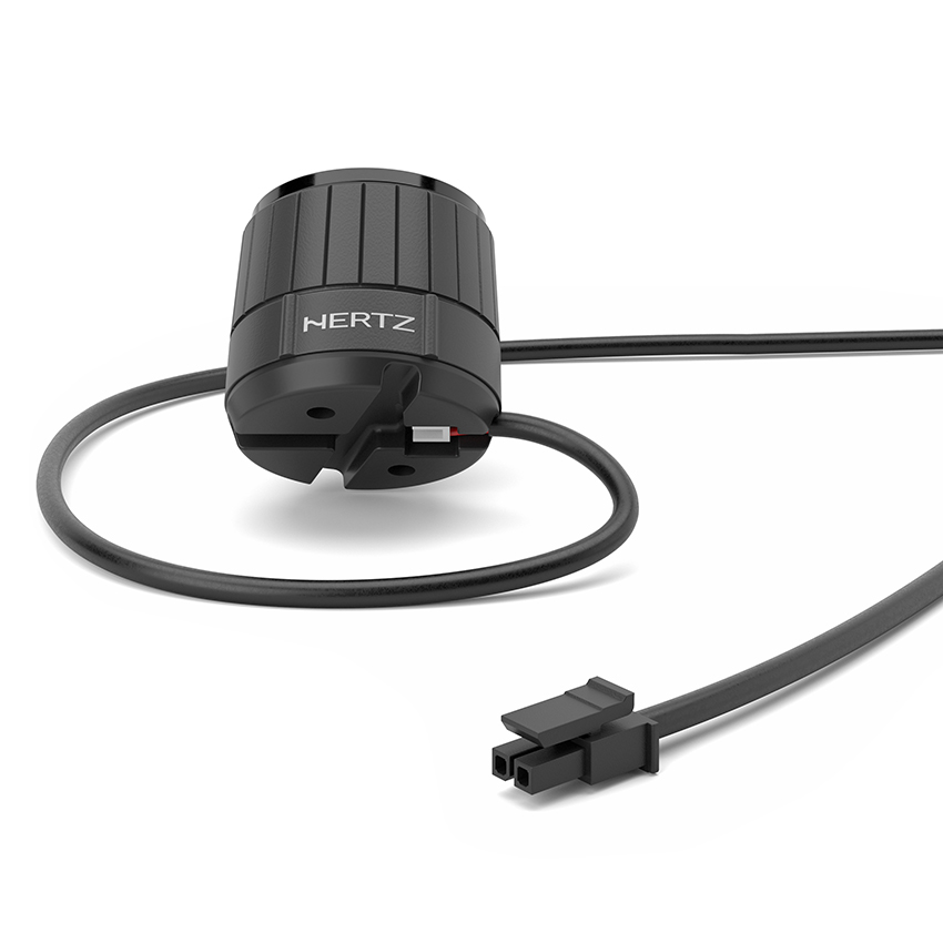 Hertz HRC 02 subwoofer volume control.