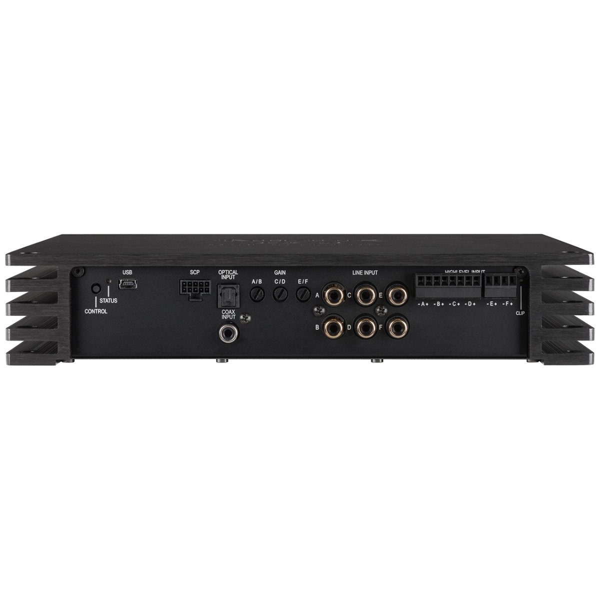 Helix P SIX DSP ULTIMATE (D class) power amplifier (6-channel) with DSP.
