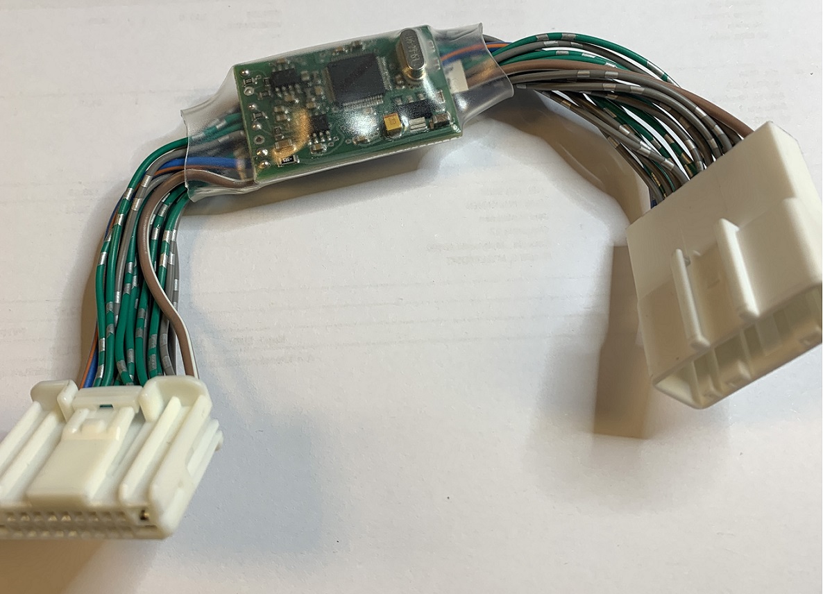 Nissan Navi retrofit, unlock, CAN filter. NISSANLCN