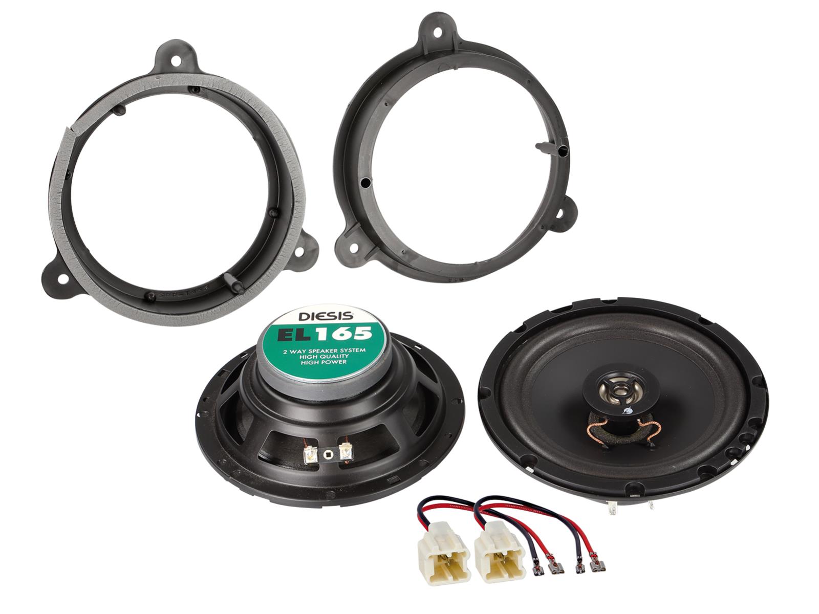 Calearo EL165 coaxial speakers (165 mm) for Opel.