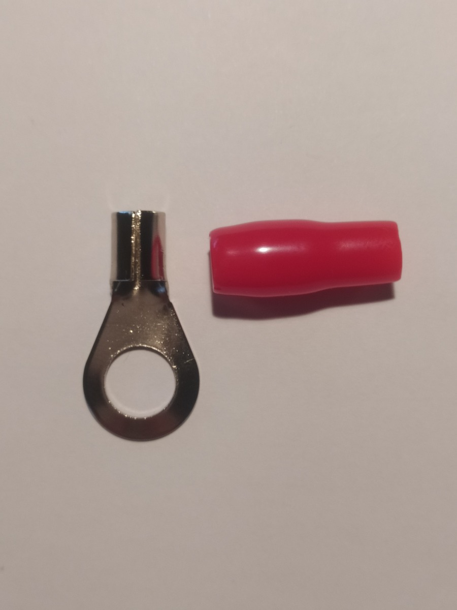 Ring terminal for cable. Gladen (Red, 10 mm²).