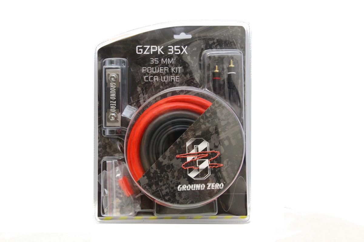 Ground Zero amplifier install KIT (35 mm²). GZPK 35X-II