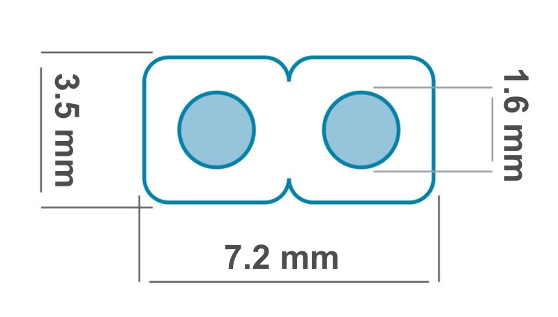 Audison Connection high-performance cables for speakers (1.24 mm²). FT 216.2