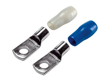 Ring terminal for cable 8 AWG (~8 mm2).