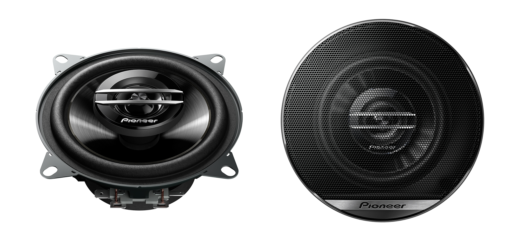 Pioneer TS-G1020F coaxial speakers (100 mm).