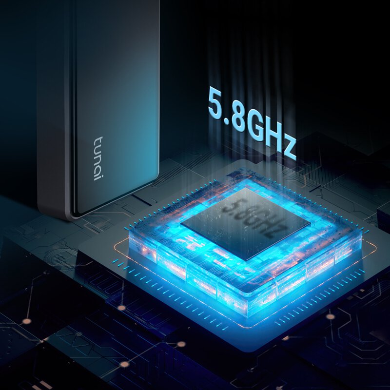 TUNAI DragonFLY wireless CarPlay adapter for iPhone.