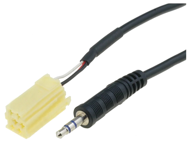 Smart ForTwo, Lancia, Fiat... (Mini ISO - Jack) adapter AUX