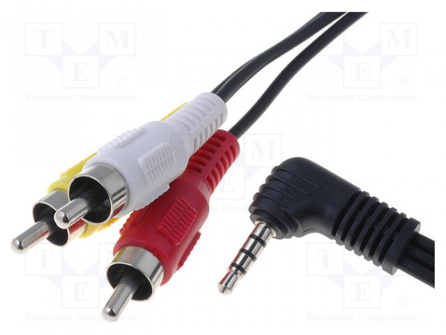 RCA - Jack (3.5 mm) stereo cable (1.5 m).